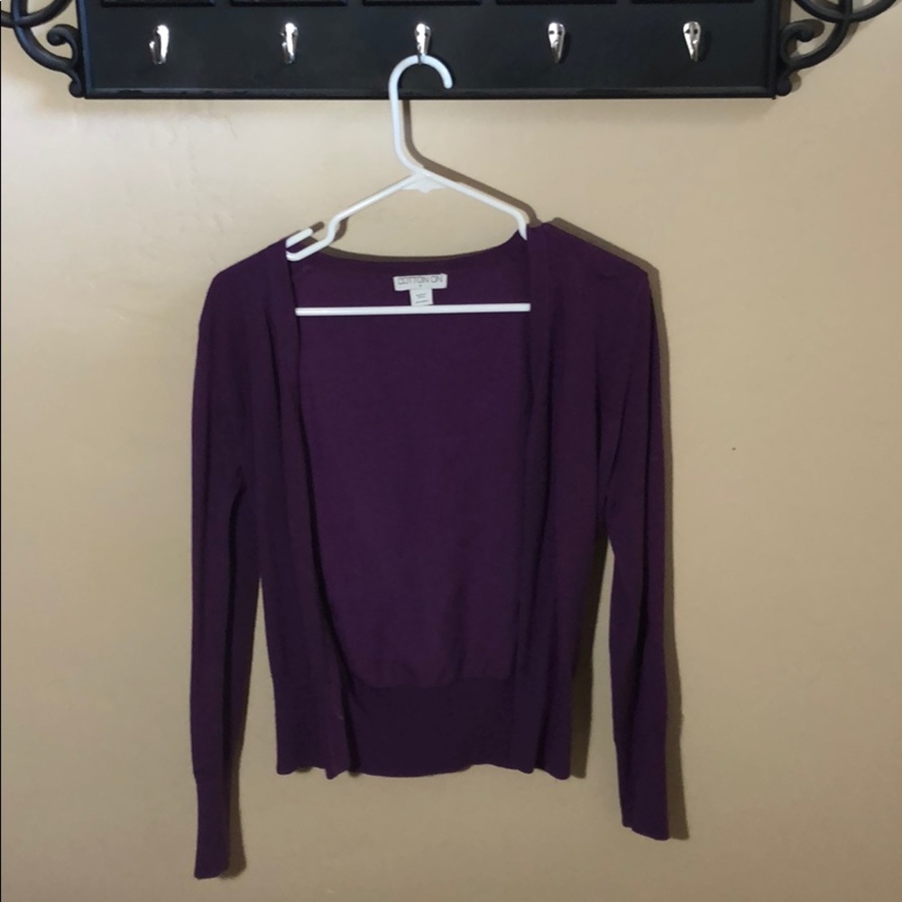 Cotton On | True Purple Fitted Cardigan